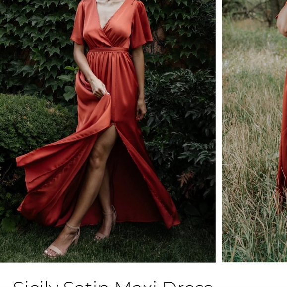 Baltic Born Sicily Satin Maxi Dress XXL - Picture 3 of 5